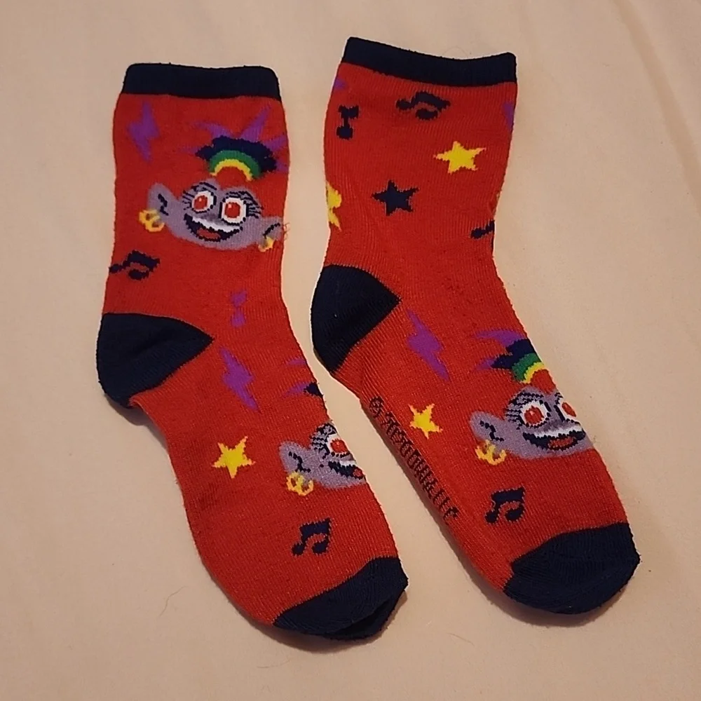 Trolls Queen Barb socks sz M(10-3)